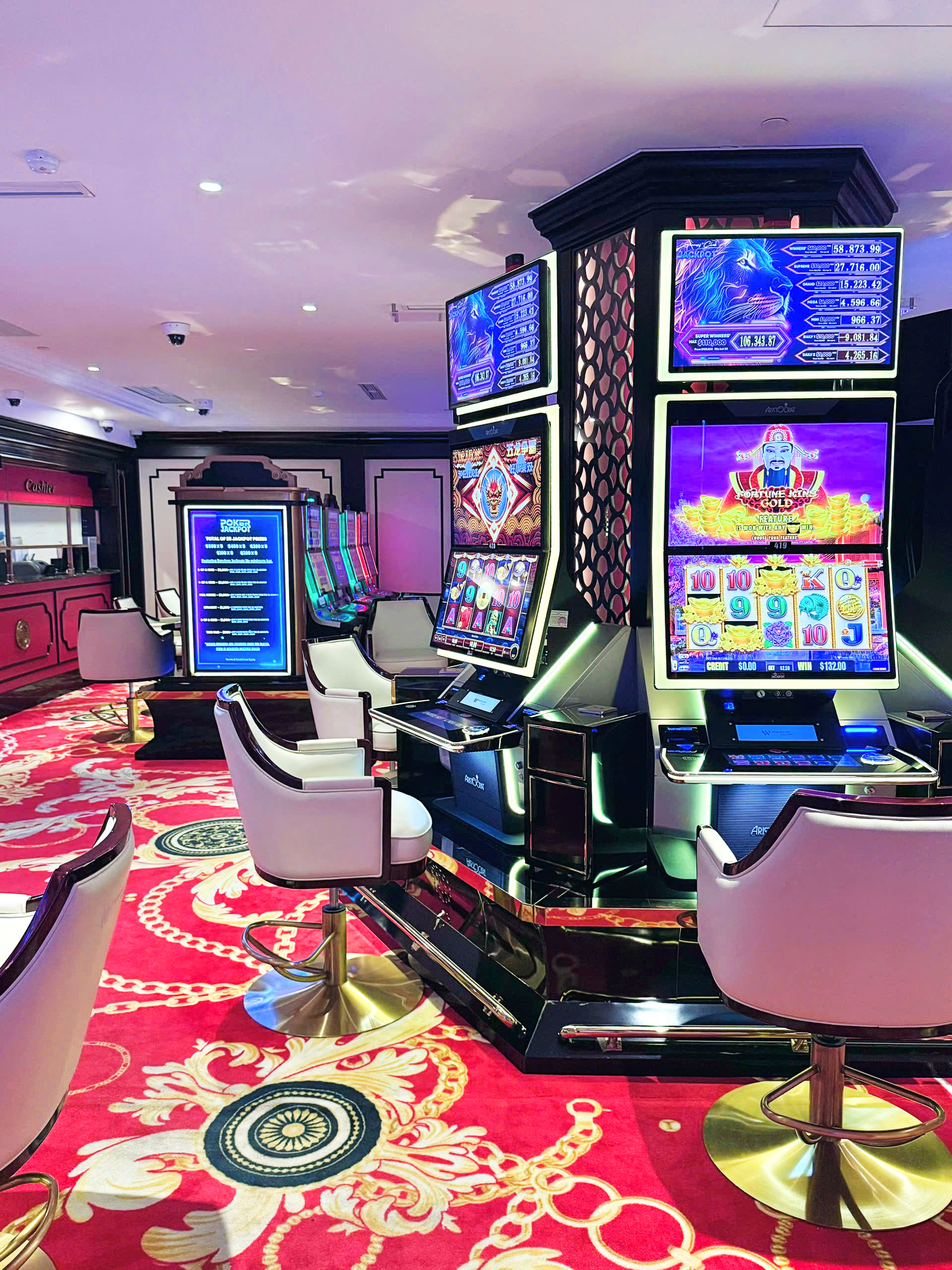 하노이 위너스클럽 카지노 슬롯내부