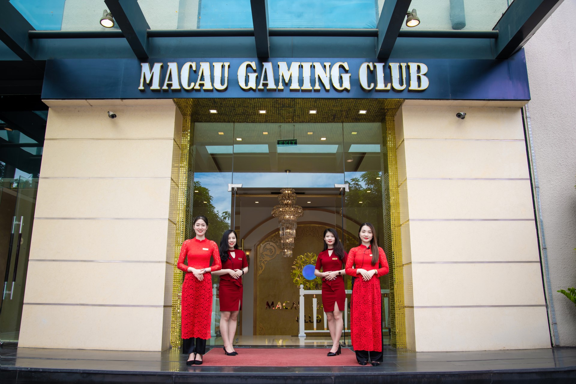 하노이 마카우게이밍클럽 입구